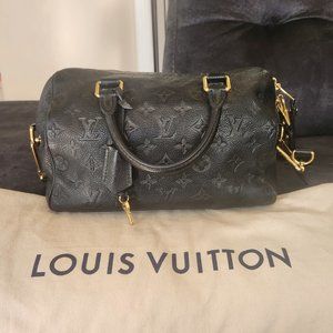 Louis Vuitton Speedy Bandoulier Empreinte Black